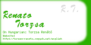 renato torzsa business card